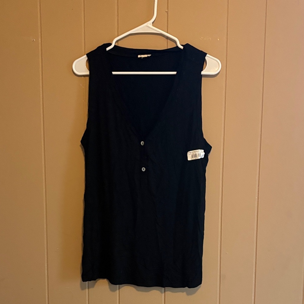 POL Black Sleeveless Tank Top